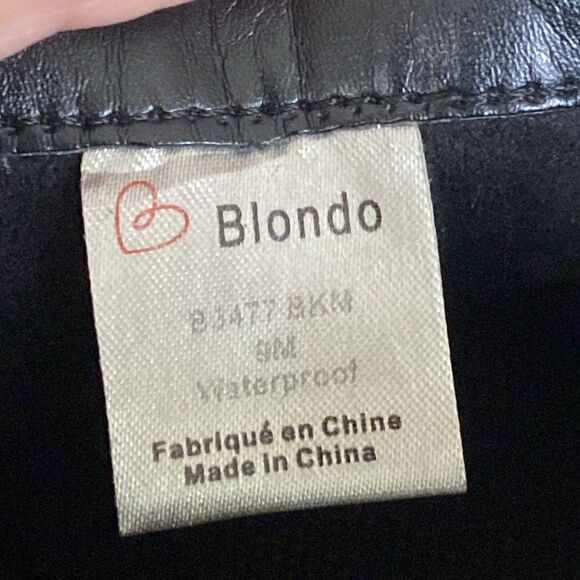 Blondo Goldy Wedge Sneakers Black Leather & Suede - Picture 15 of 15